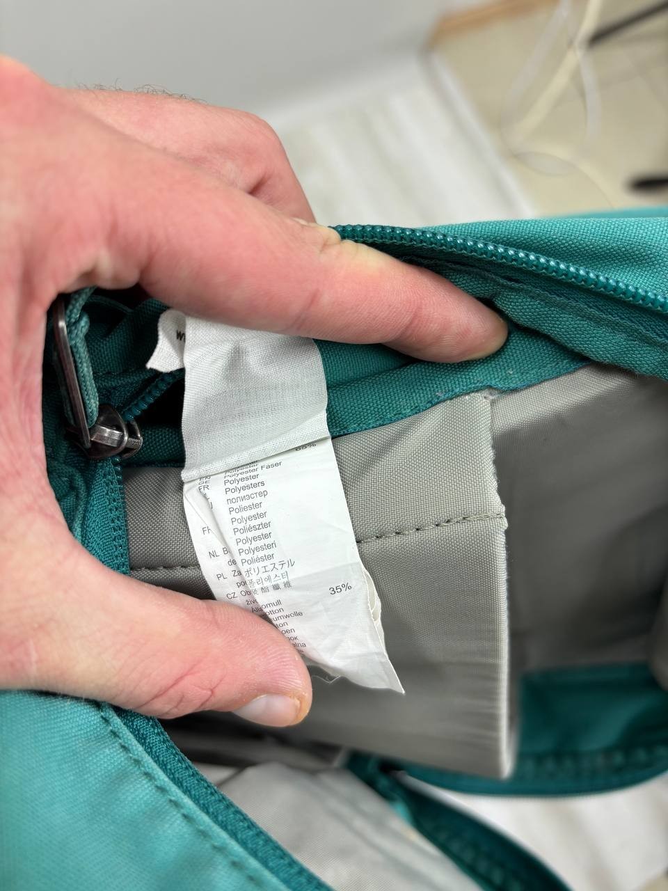 Womens bag Fjallraven Color Turquoise Duties Paid (USA)