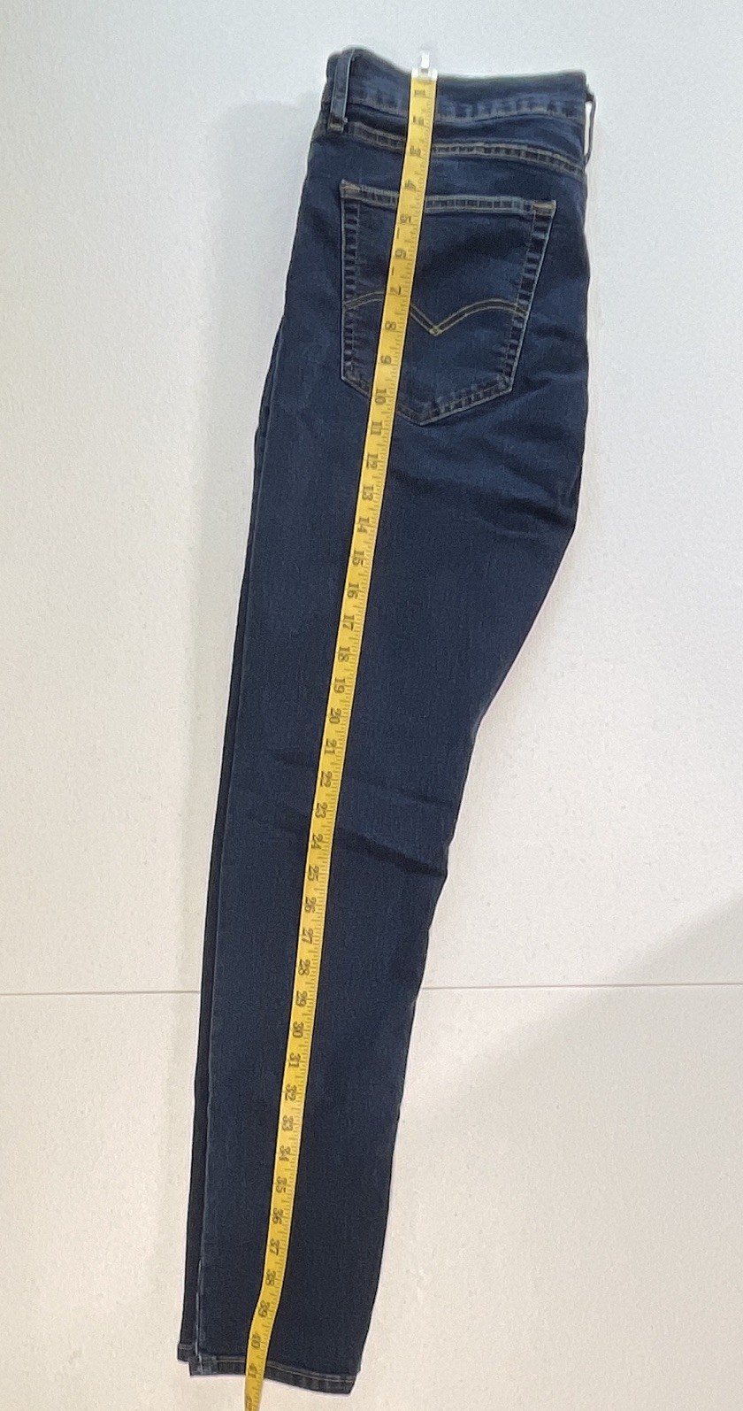Levi’s 510 Men’s Dark Wash Blue Denim Skinny Slim Fit Low Rise Jeans 36 x 32