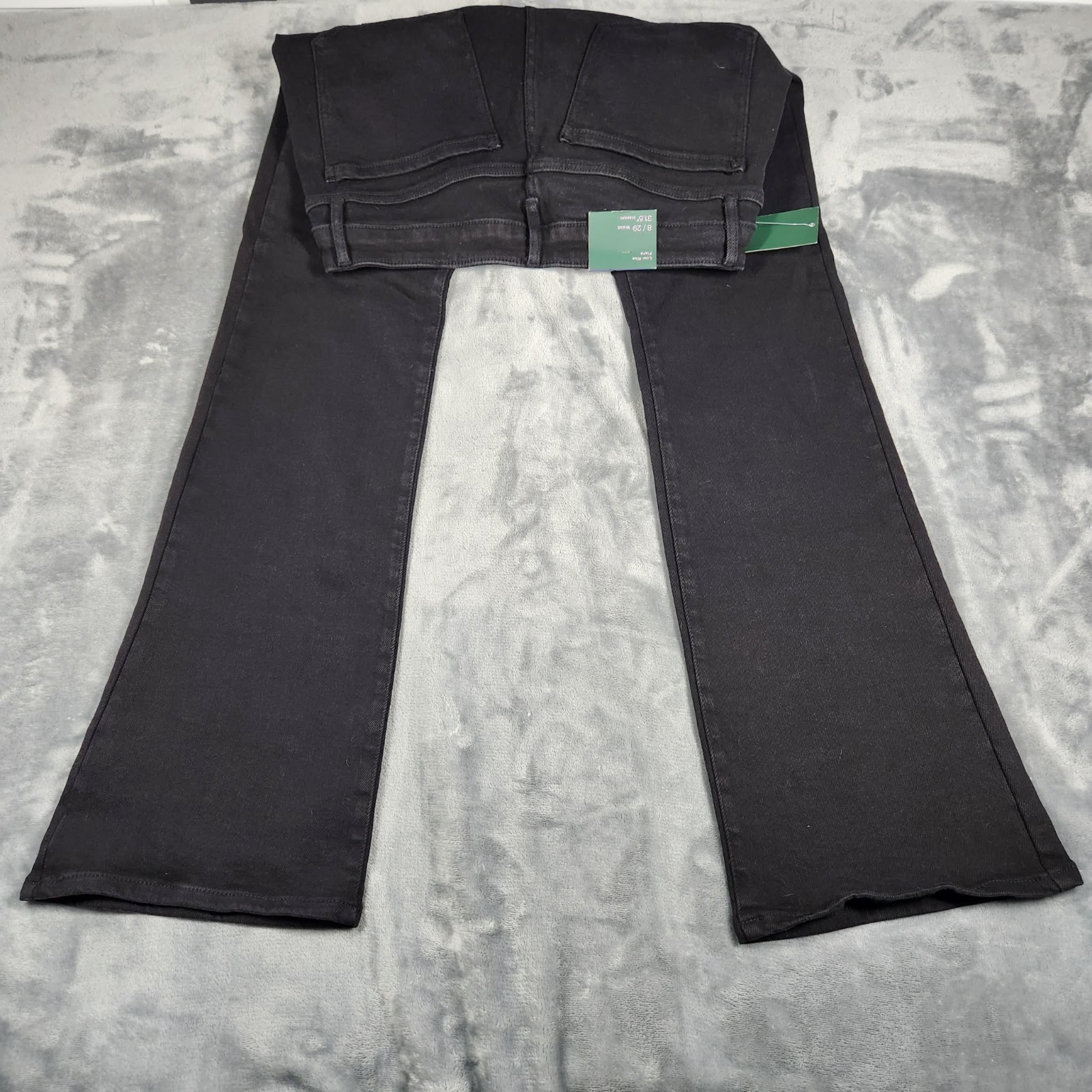 WILD Fable Jeans Womens 8/29 Black Low Rise Flare Stretch Denim NWT
