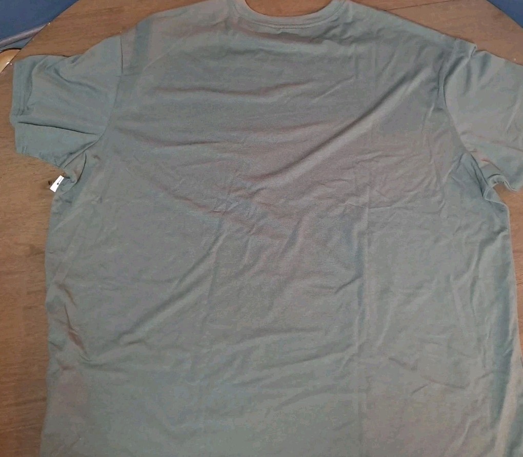 NWT Athletic Works Short Sleeve Moisture Wicking TShirt Flagstone Green Size 3XL