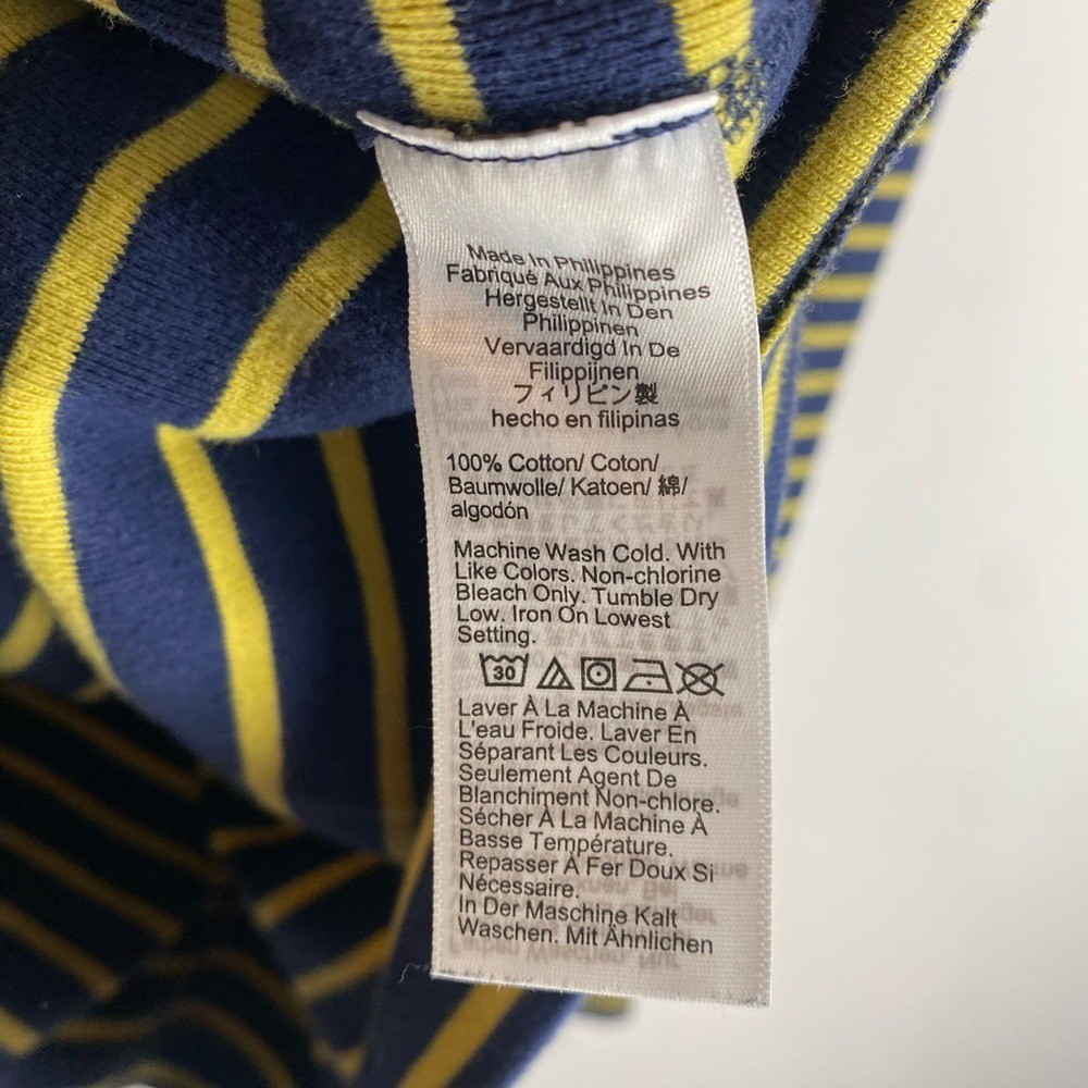 J. Crew Heritage brushed rib-knit turtleneck in navy sun stripe Size M