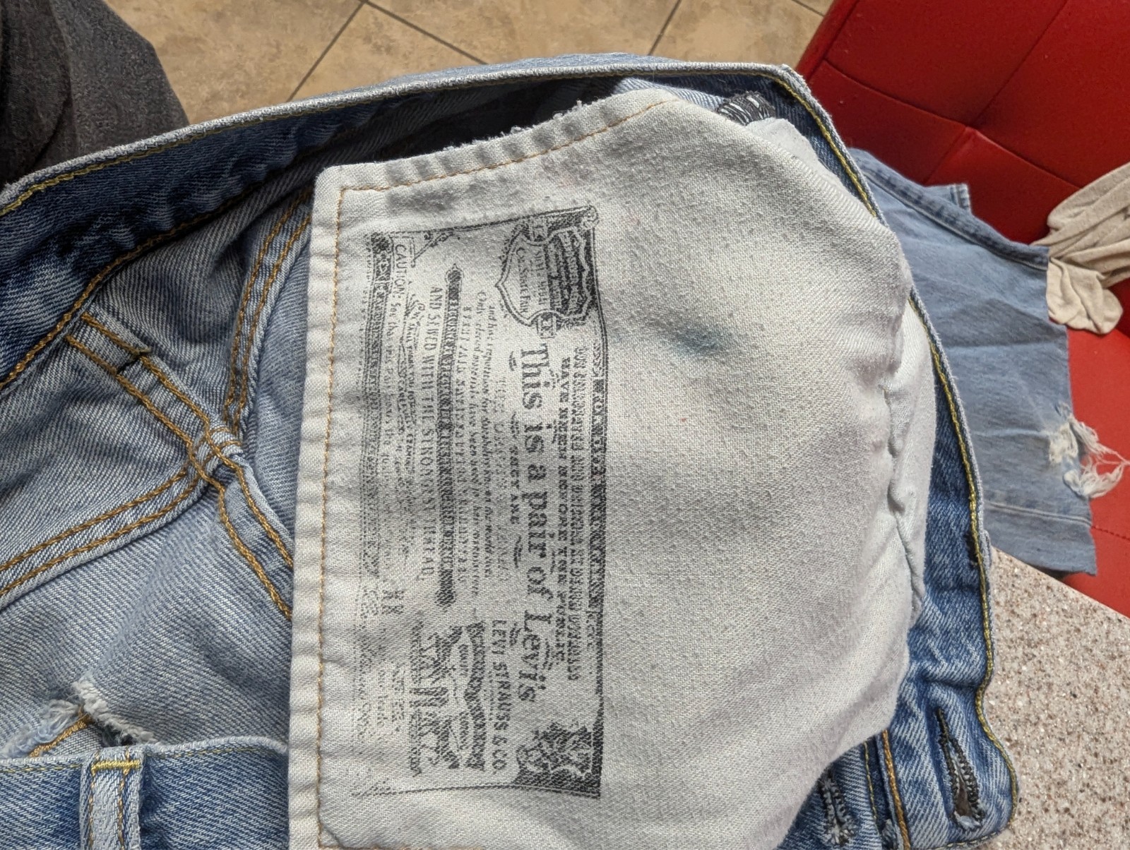 levis 501 vintage w34 l32 well worn see all pics