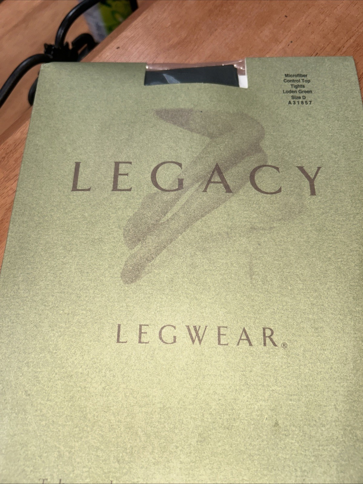 Legacy Microfiber Control Top Tights Size D Loden Green
