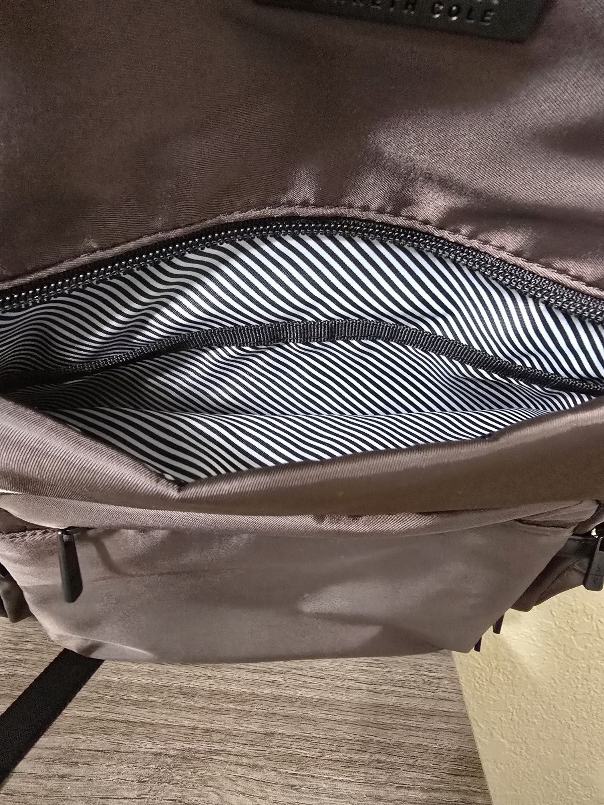 Kenneth Cole Reaction “Sophie”size M Backpack Chocolate Brown, 15″Laptop Sleeve
