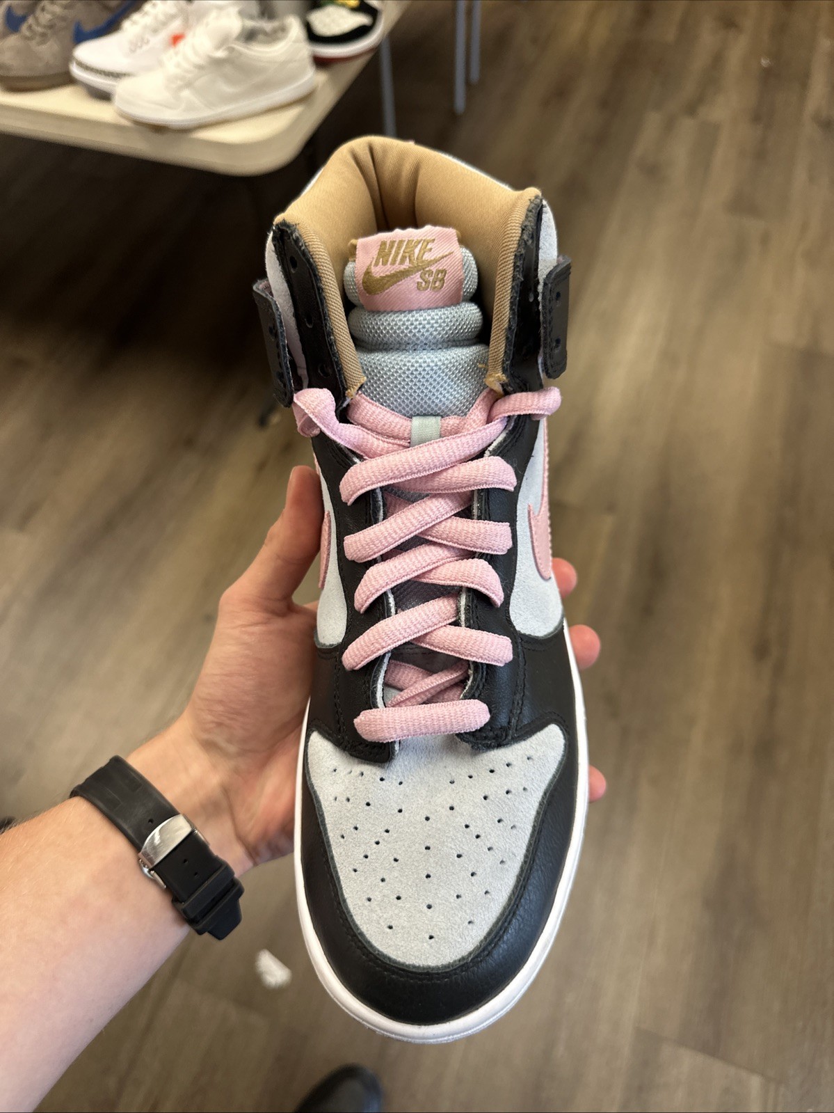 Size 9.5 – Nike Dunk Pro Sb High Shy Pink Vanilla