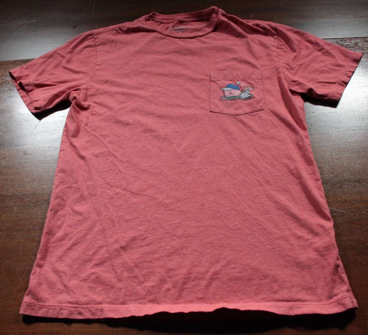 Vineyard Vines Baseball T-Shirt S Pocket Shirt