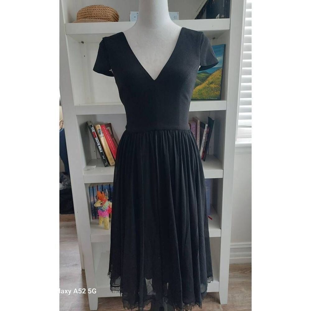 Dress the Population  Corey Fit & Flare Cocktail Dress Size XS
