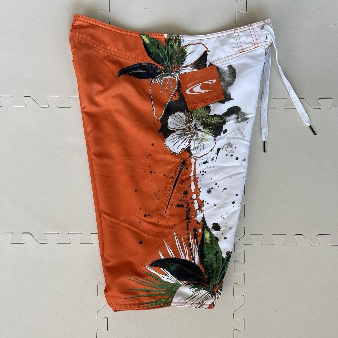 O’Neill Board Shorts 30W Side Lower Zip-able Pocket Wax Card Scraper Swimming