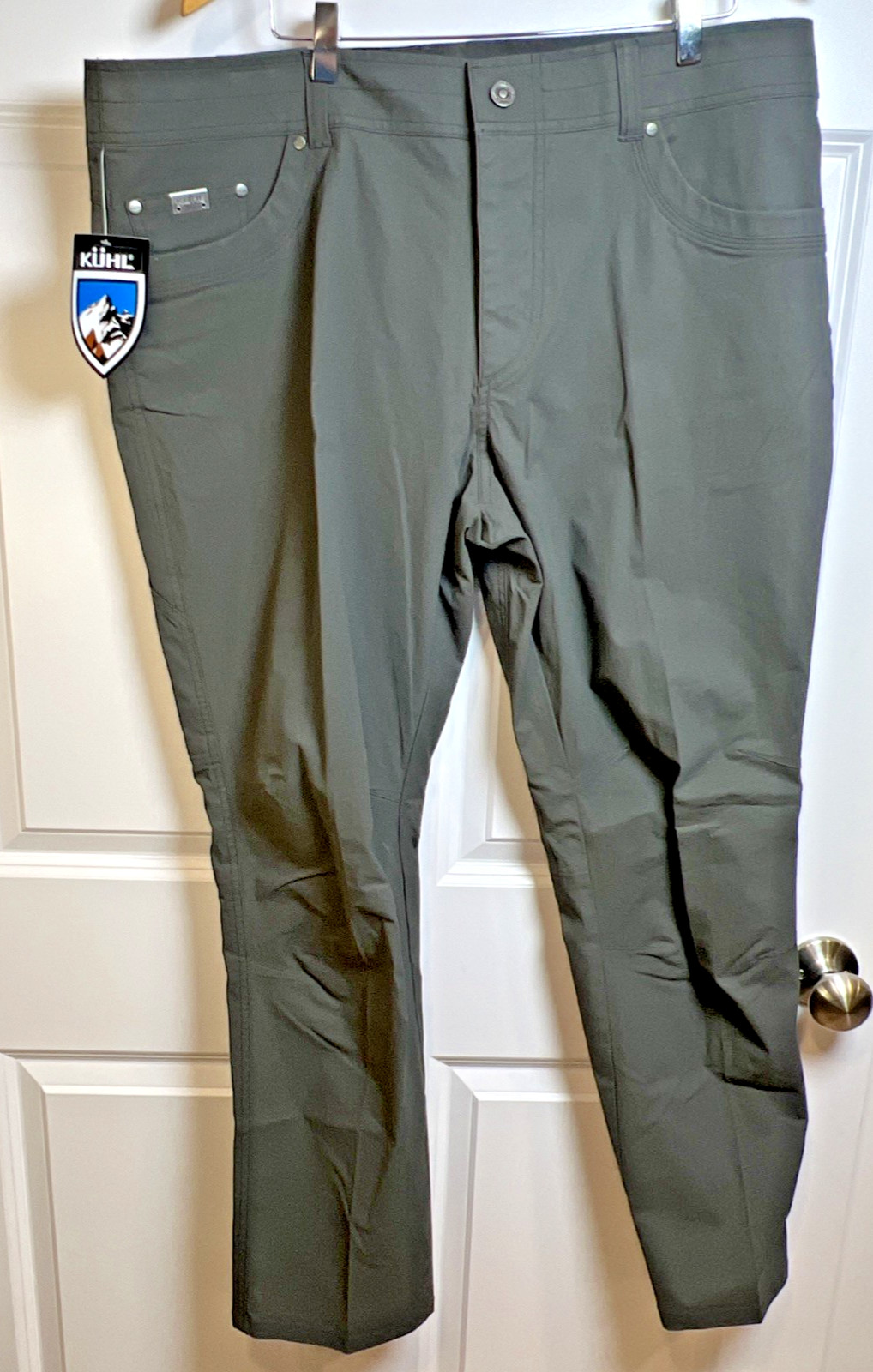 KÜHL Revolvr Rogue Pants 40×30 NWT Olive Green Tapered Fit Style 5124 22F