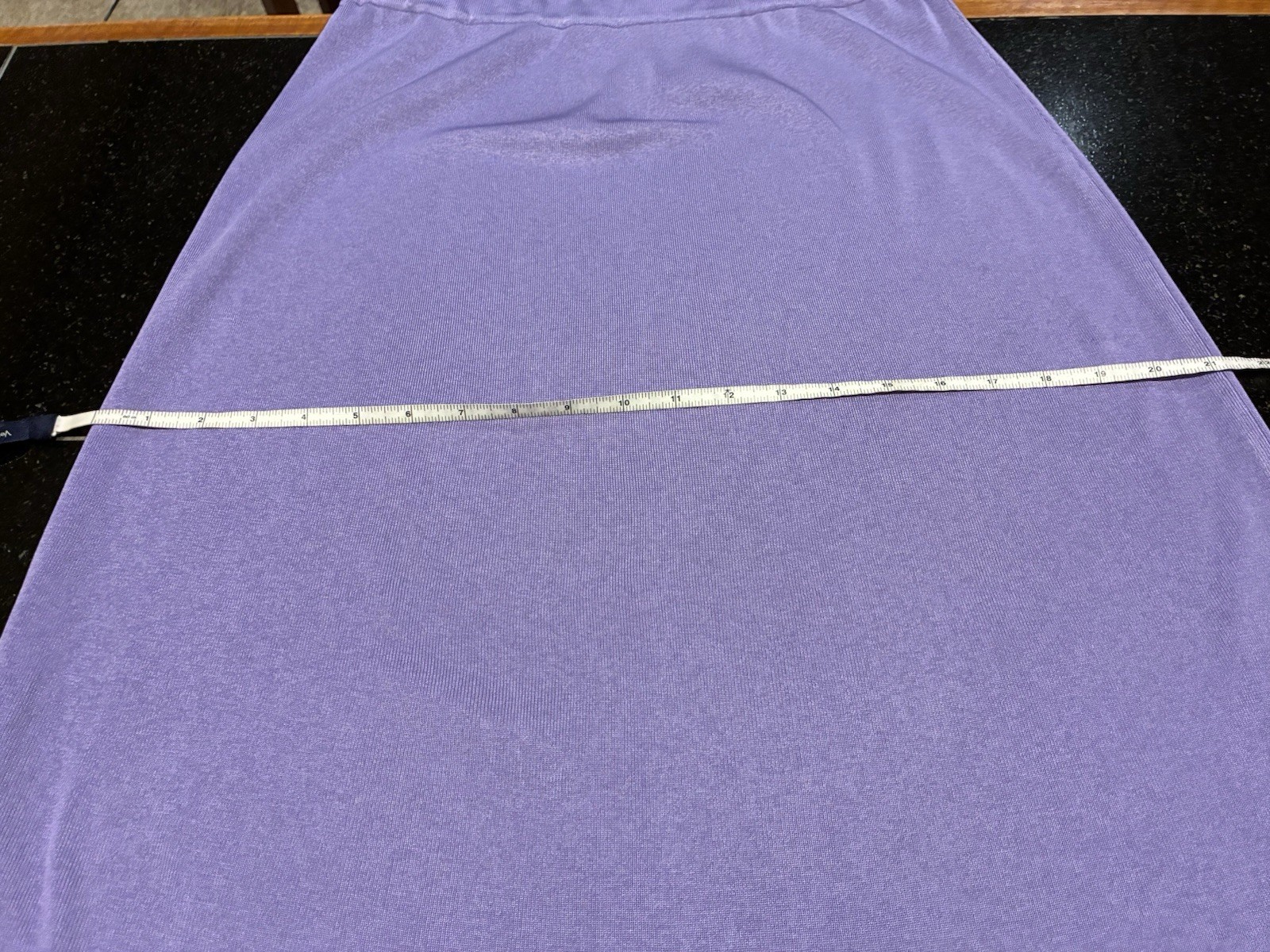 Ming Wang Toula Skirt Elastic Waist Knee Length Lavender SZ. Med