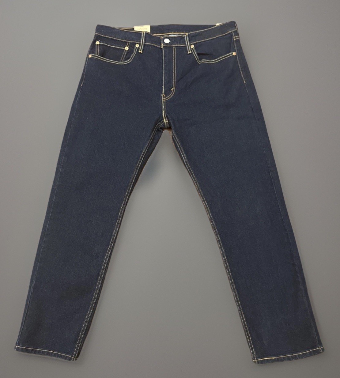 Levi’s 502 Stretch Taper Flex Blue Jeans Men’s 34×30 Dark Wash