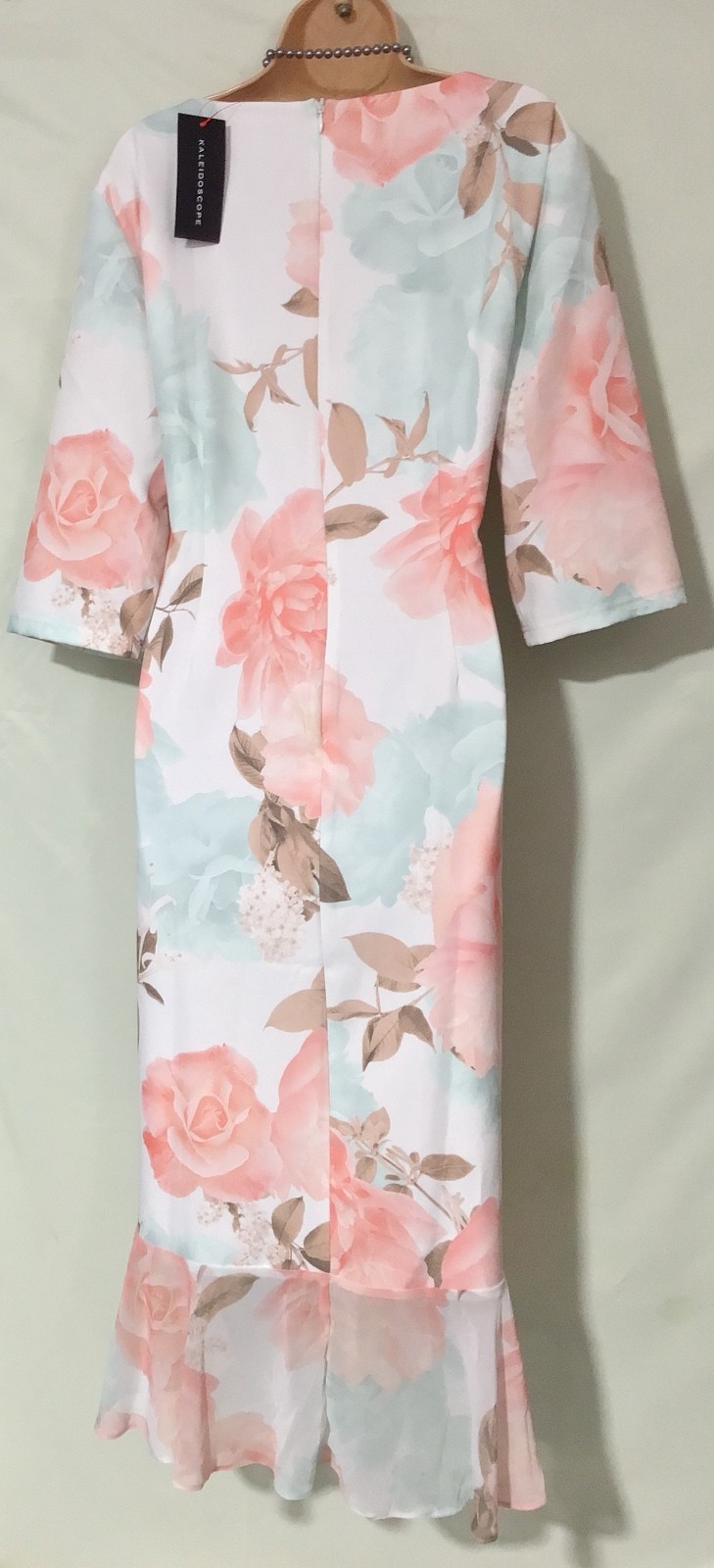 Bnwt KALEIDOSCOPE (18/20) Multicoloured Stretch Cocktail Dress /Wedding/Cruise