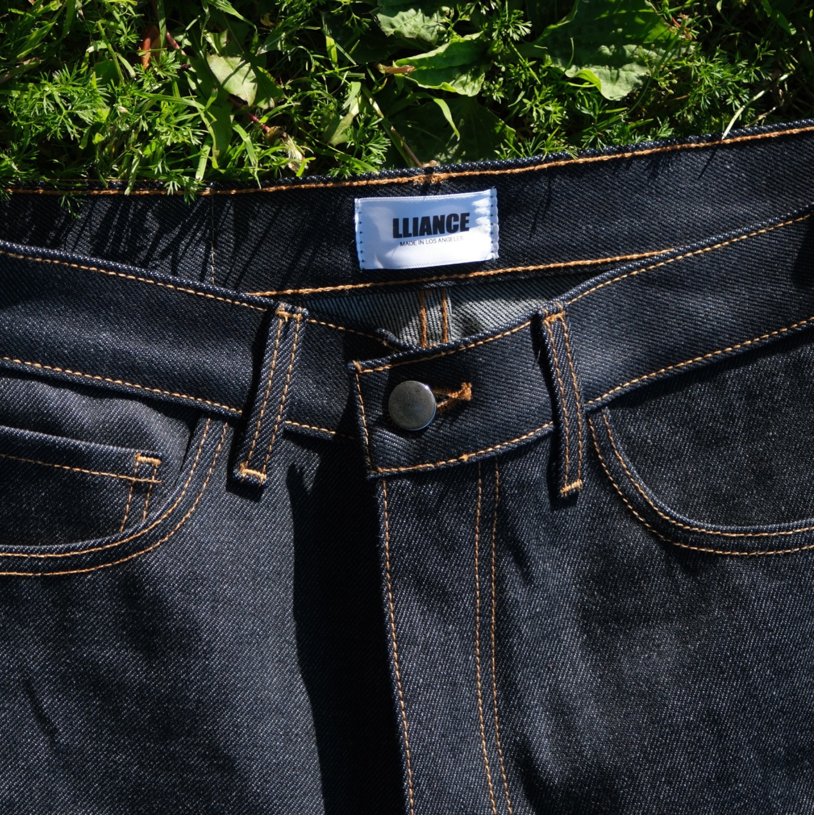 Heavy Raw Indigo Wide Leg Jeans – Handmade in Los Angeles – Multiple Sizes!
