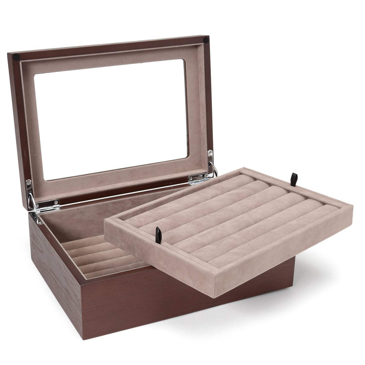 Espresso Cufflinks Collector’s Case – 72 pairs