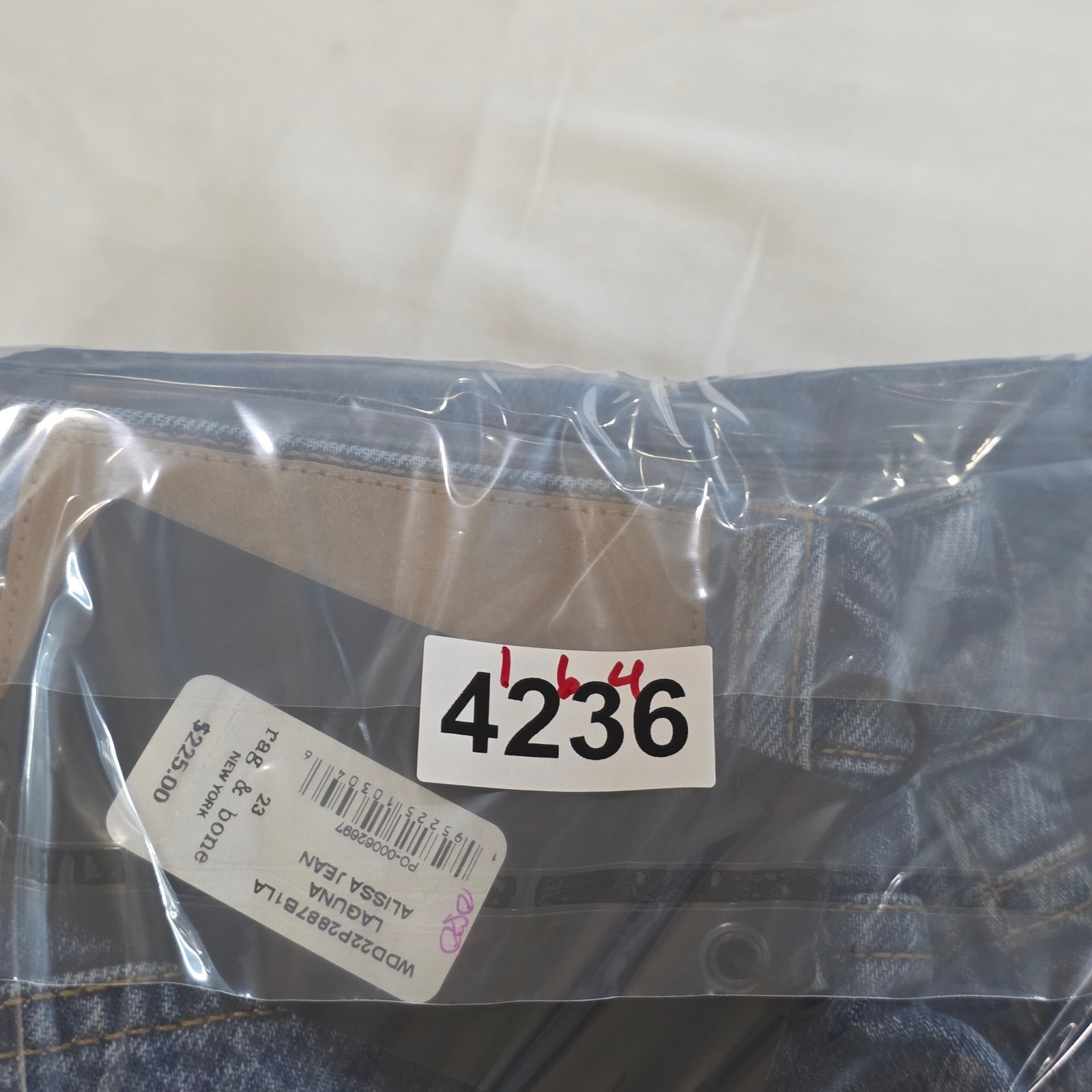 Rag & Bone Alissa High Rise Barrel Leg Jeans Women 23 Blue Laguna Button Fly NWT
