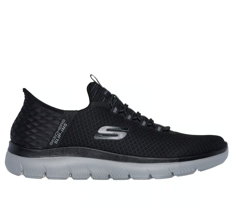 NEW! Skechers Men’s Slip-ins: Summits – High Range BLACK / CHARCOAL FREESHIPPING