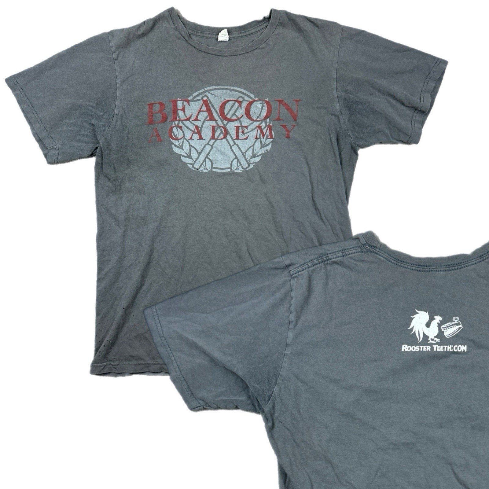 Rooster Teeth RWBY Beacon Academy Huntsmen Huntress Men’s Grey T-Shirt Medium