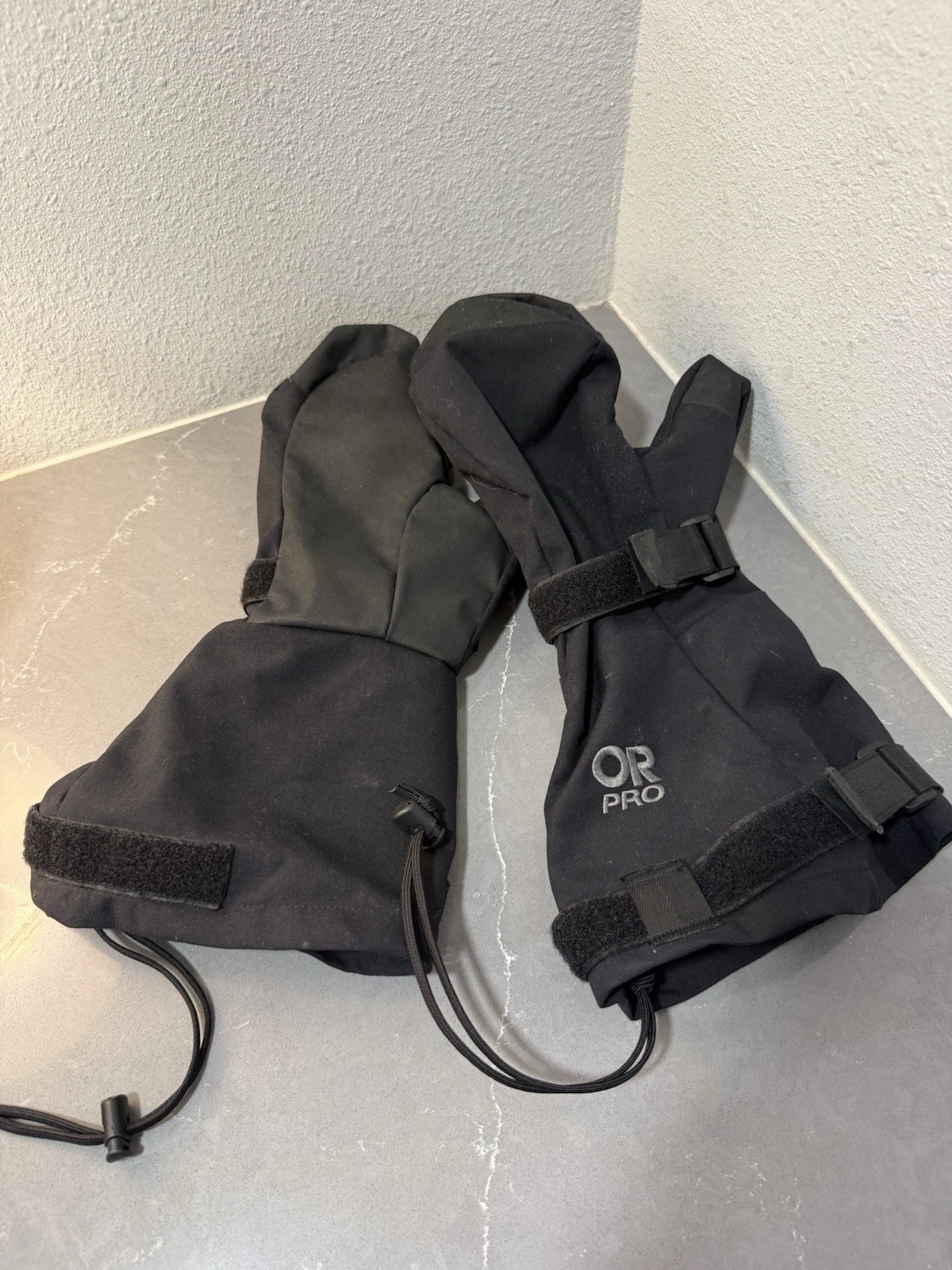 Outdoor Research Gloves OR Pro Mod Nylon/Rubber Glove Shell Black Size Medium