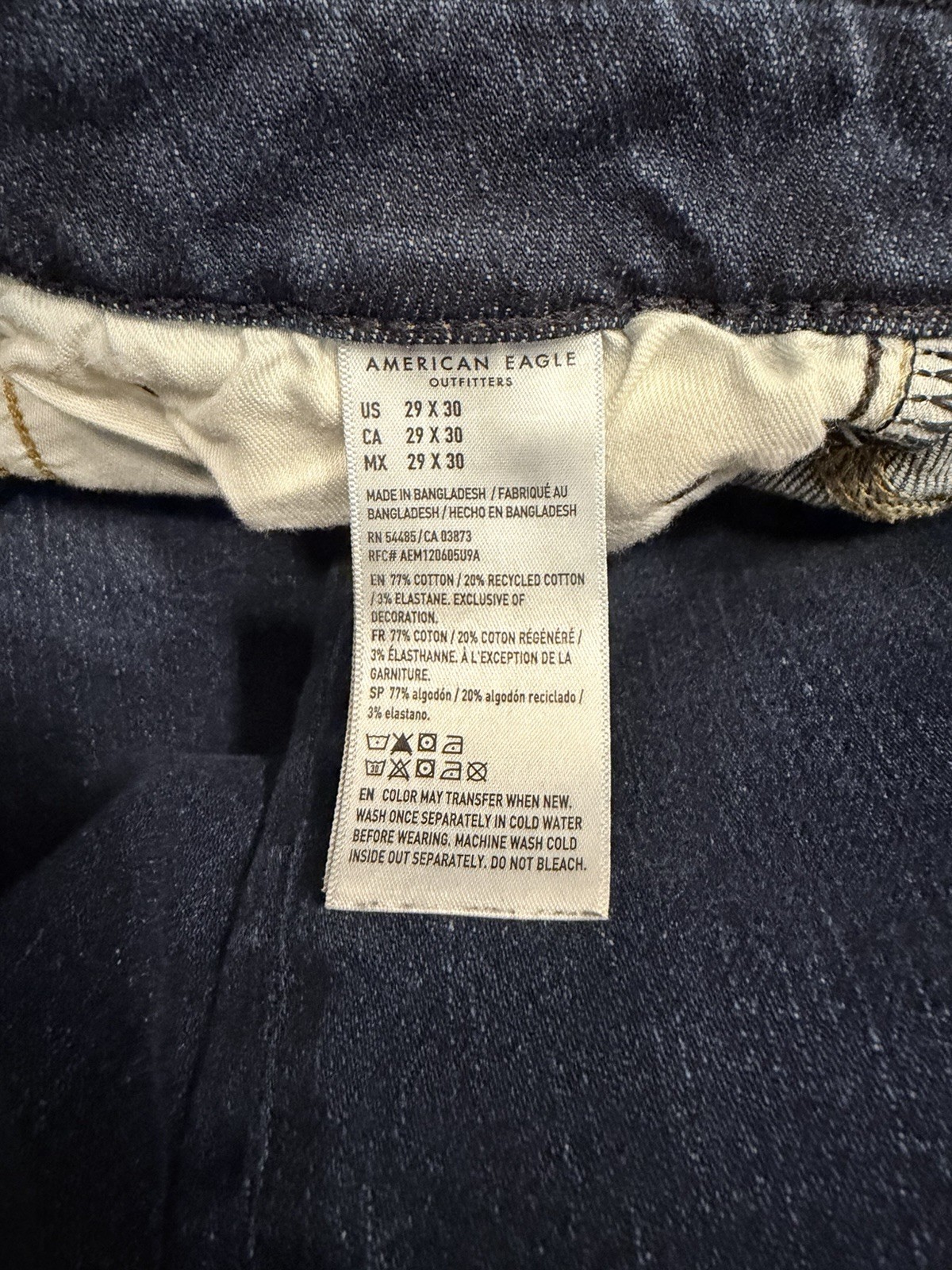 American Eagle Outfitters AirFlex+ Men’s Athletic Skinny Jeans Blue