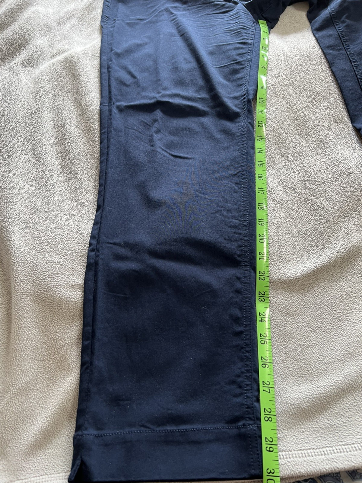 Slim-Sation by Multiples Navy Pull-On Stretch Straight Leg Pants Sz 14