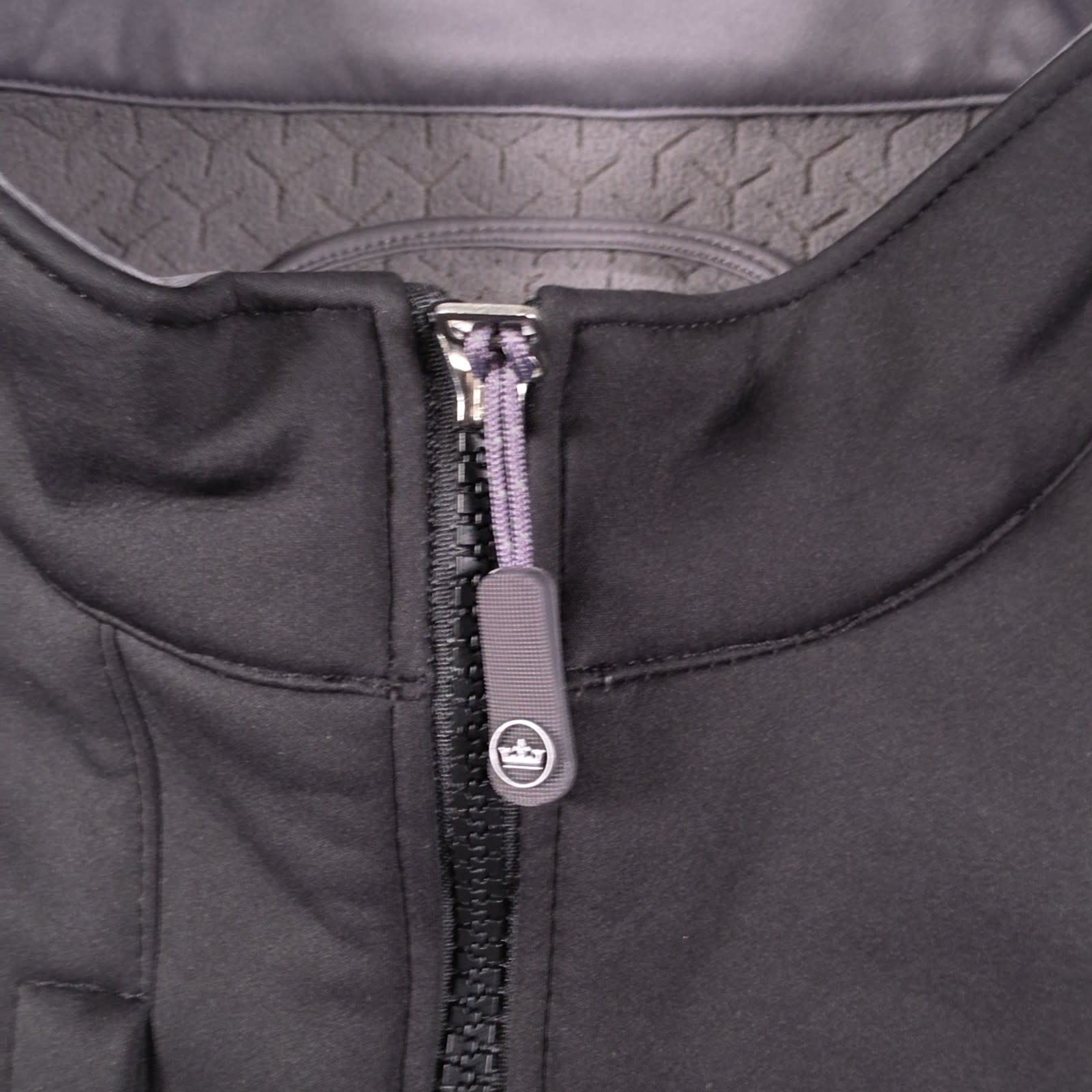 Peter Millar Jacket Mens L Black Embroidered Softshell Golf Performance