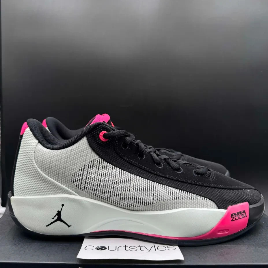 Size 13 Jordan Luka .77 Black Hyper Pink Barely Green HF0806-001