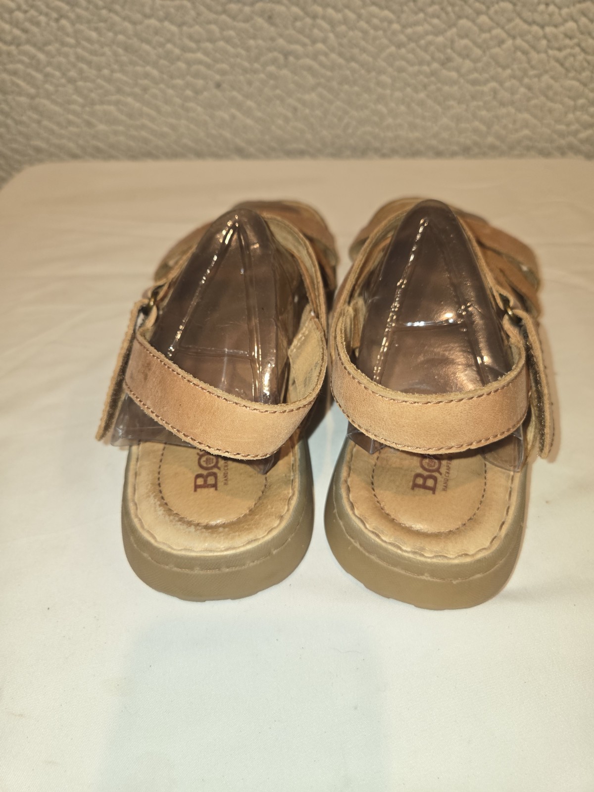 Born Manta Sandals Feature Brown Leather Straps And Elastic Gore Details For…