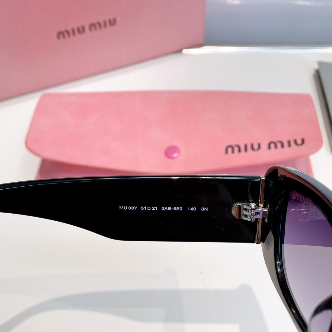 Black Rectangle Sunglasses Acetate Frame Purple Tinted Lens UV400 Eyewear