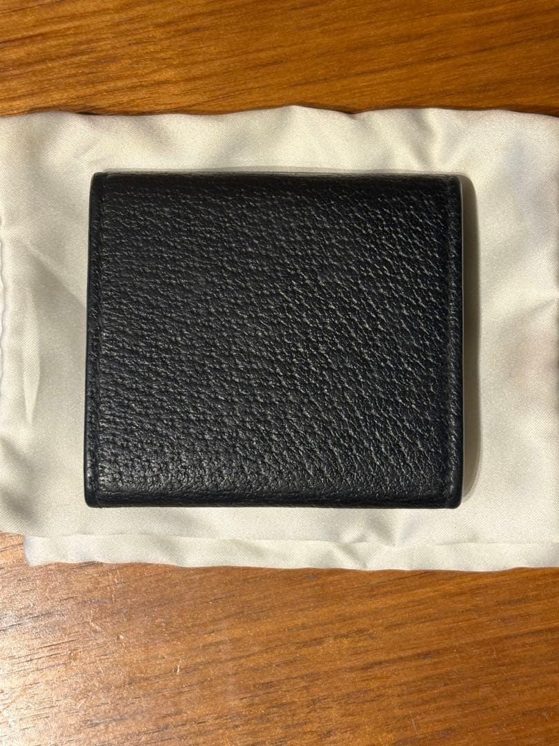GUCCI Black Leather Coin Case