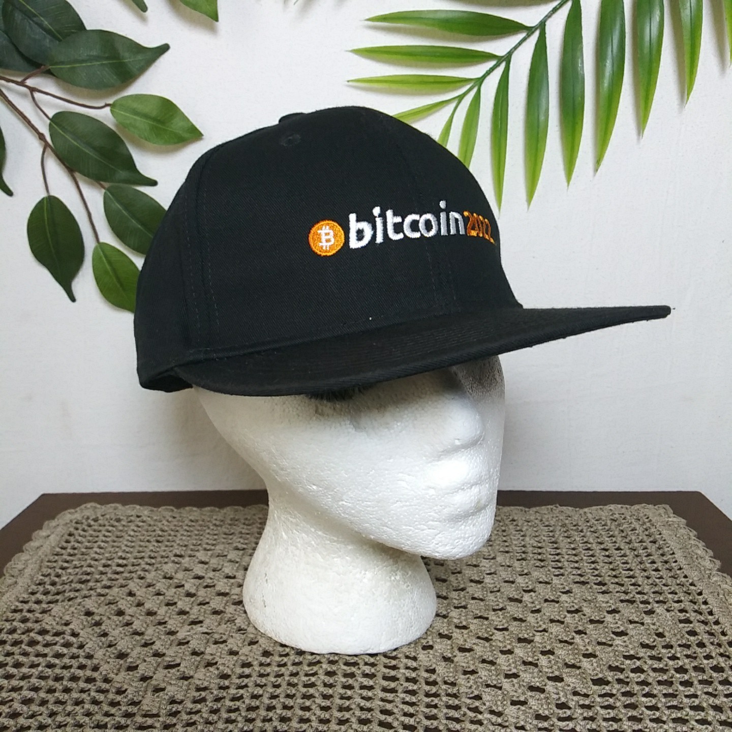 Bitcoin 2022 Snapback Hat Black Crypto Currency Miami Conference