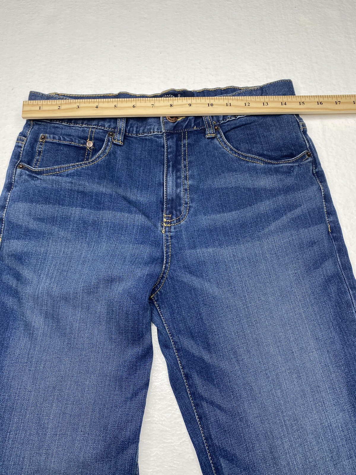 Lucky Brand Womens Straight Regular Medium Wash Denim Jeans Sz 20 30”W X 29”L