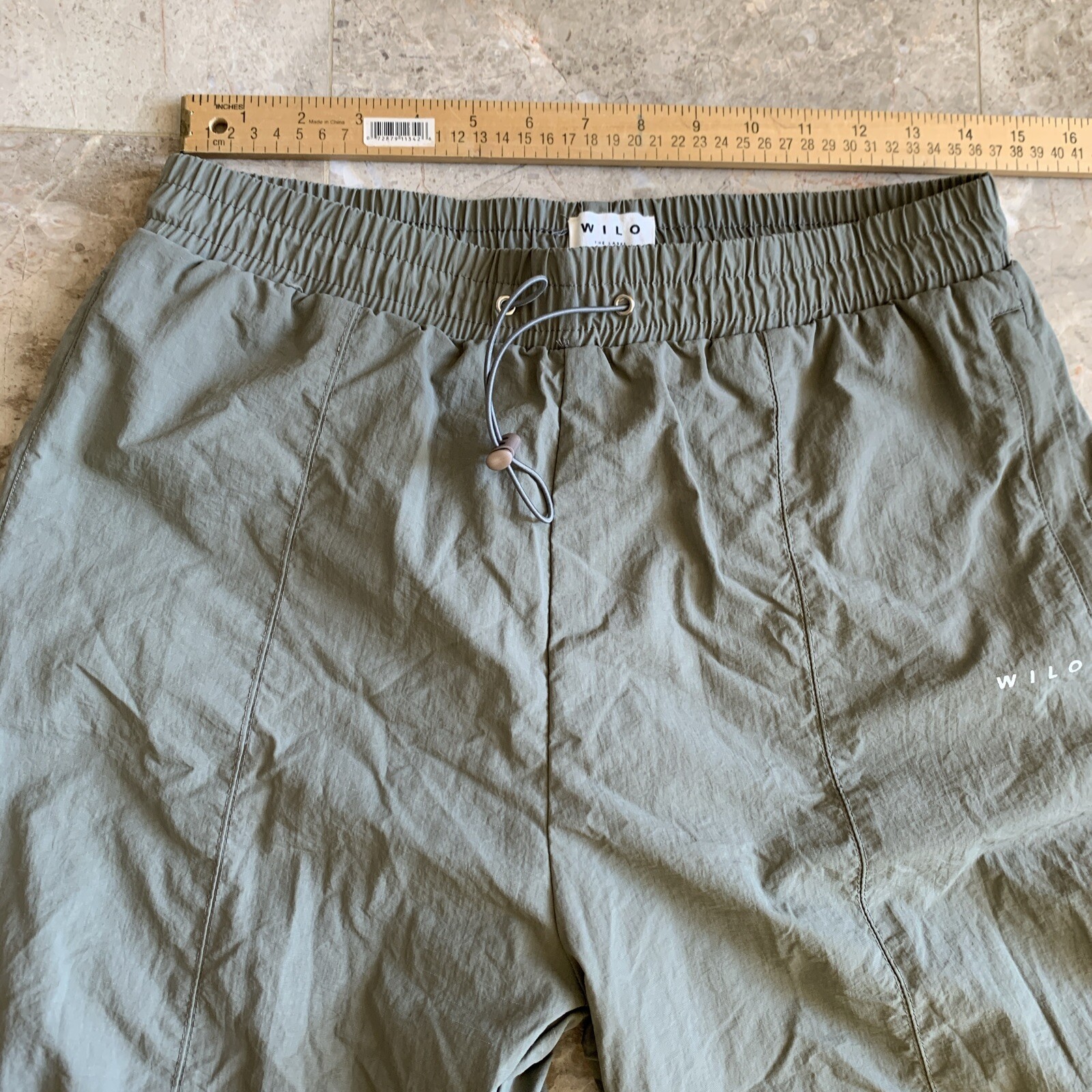 Wilo The Label Anthropologie Women’s Parachute Pants Joggers 90’s Green Large L