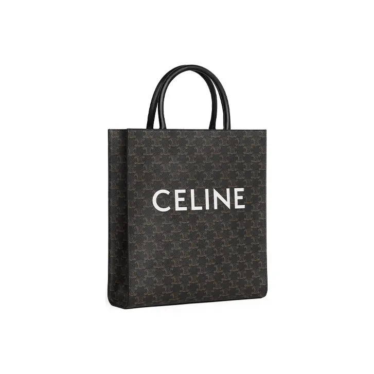 CELINE CABAS Triomphe Tote Bag Shoulder Bag Medium Unisex Couple 12.2x2x13.7 in