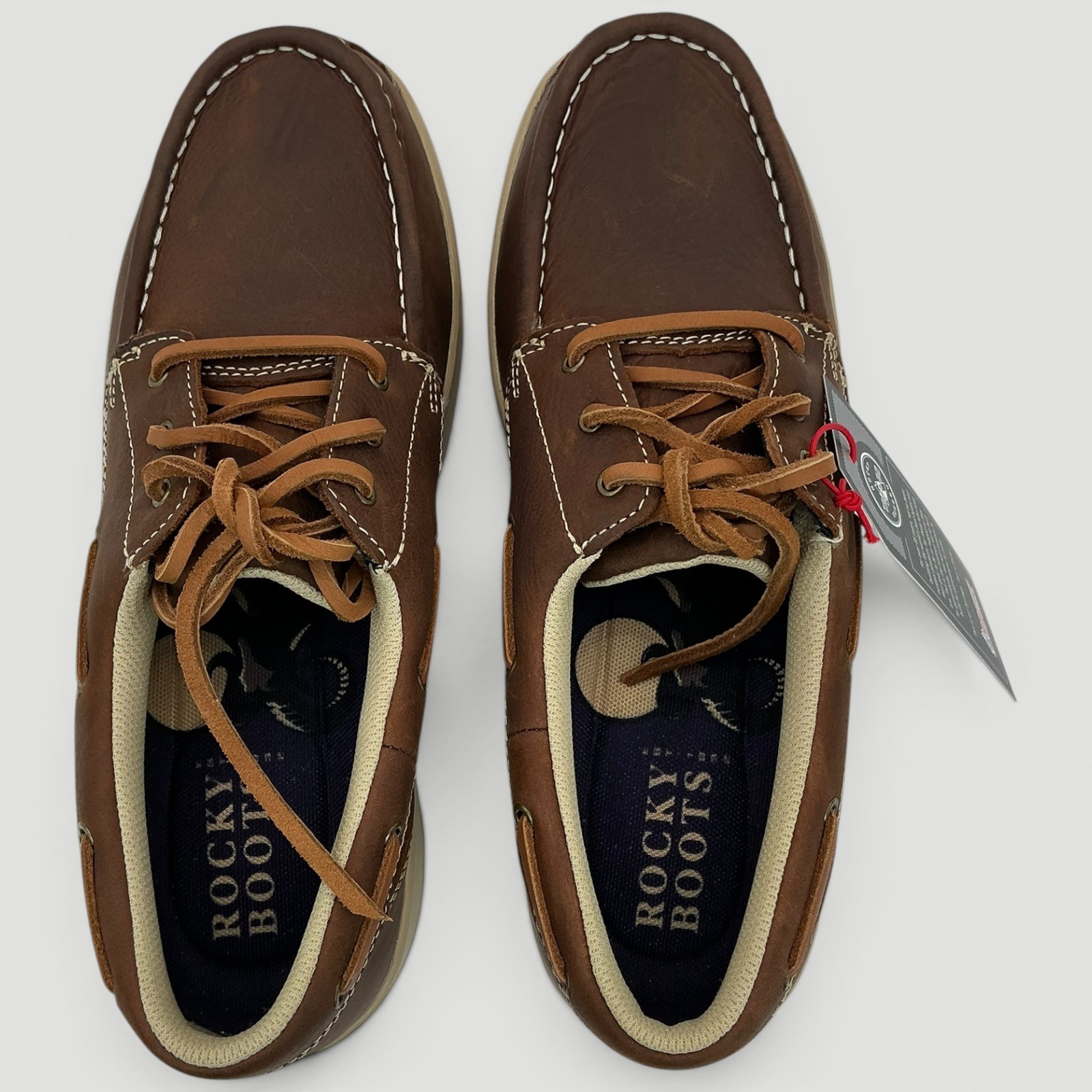 Rocky Dry-Strike SRX Men’s Size 11 Brown Leather Moc Toe Work Shoes NIB