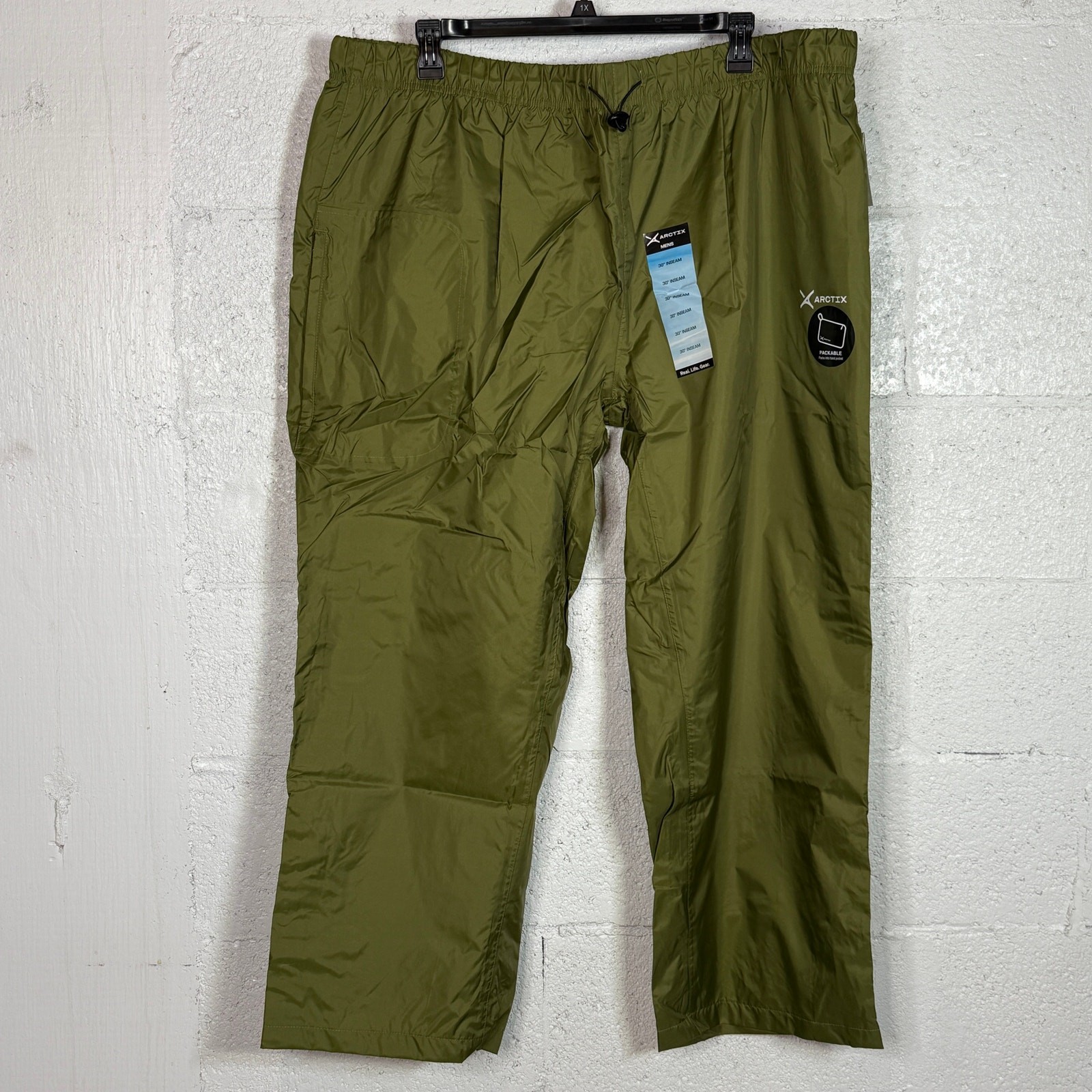 Arctix Men’s Storm Rain Pant, Olive 3X 30Length
