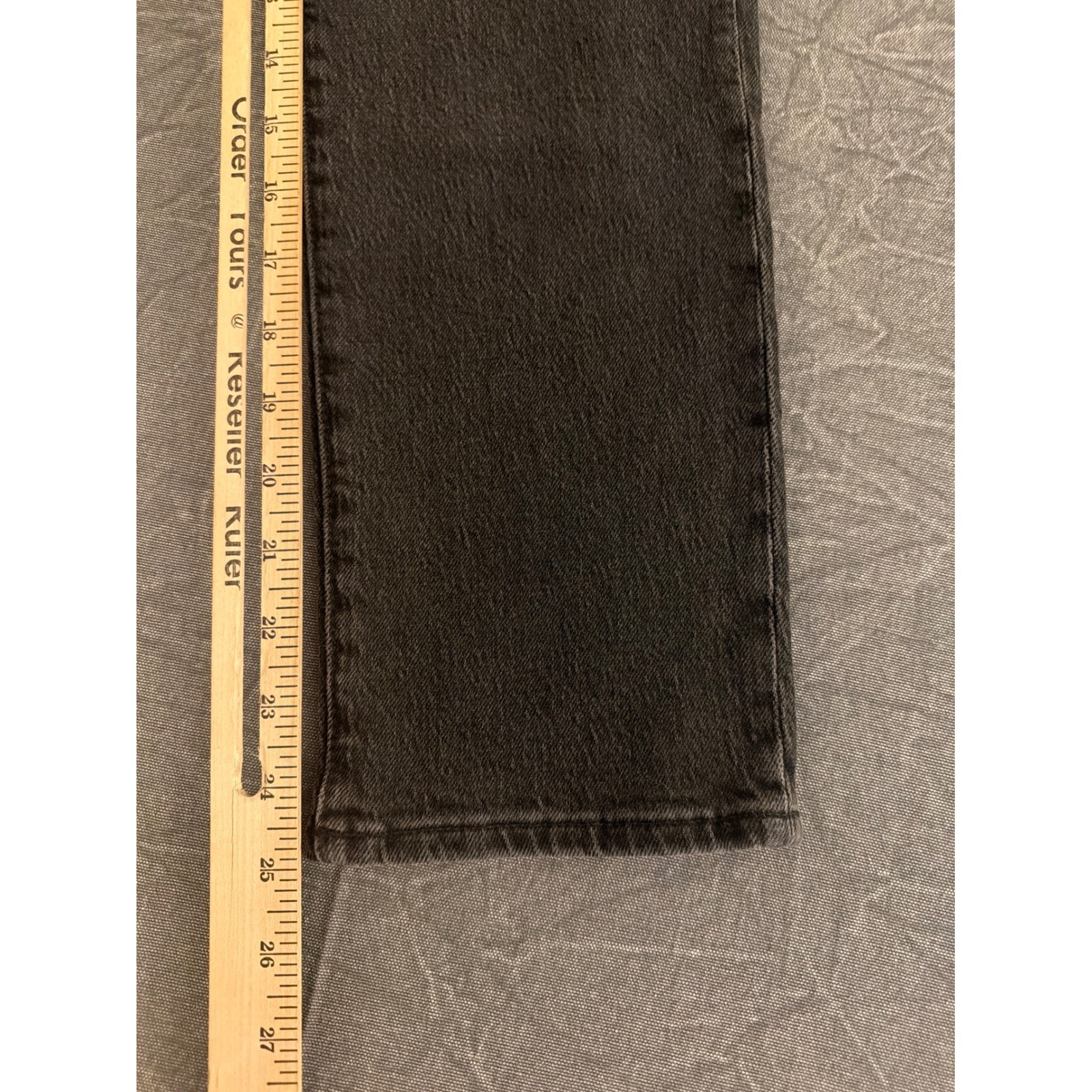 Madewell Jeans Womens 25P The Mid-Rise Perfect Vintage Black Straight Leg