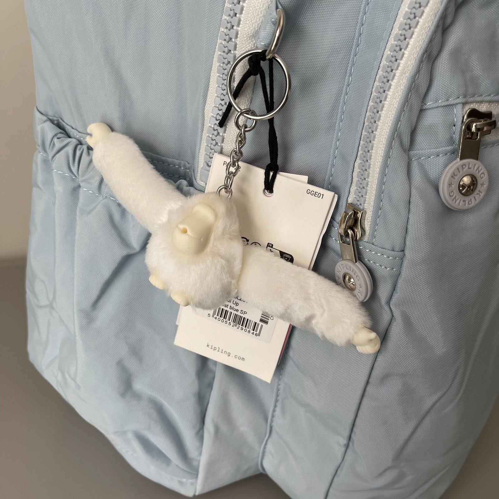 Kipling Seoul Up 17″ Laptop Extra Large Backpack in Frost Blue SP NWT