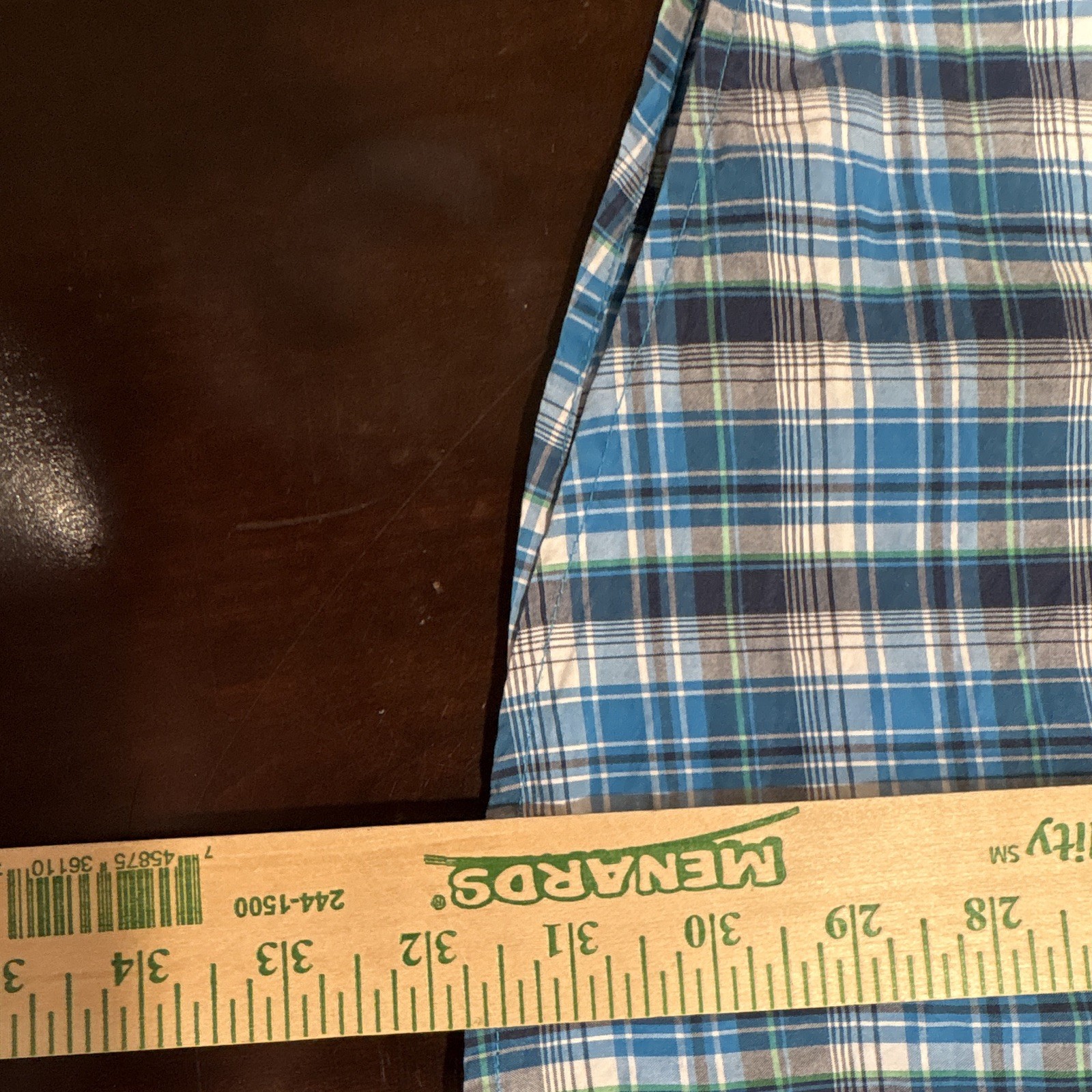 (3)Cinch Men’s L Plaid Button-Down Collared Button-Up Shirt