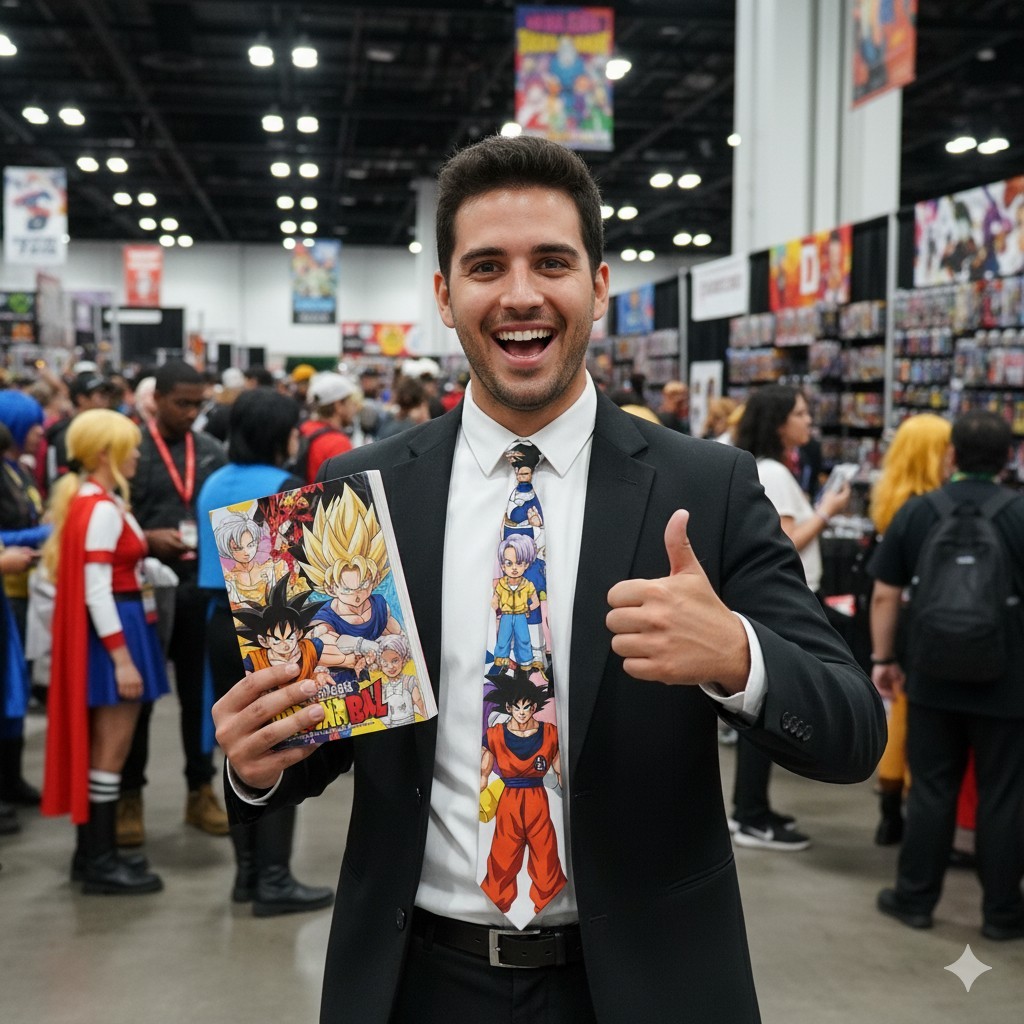 Neck tie dragonball corbata high resolution