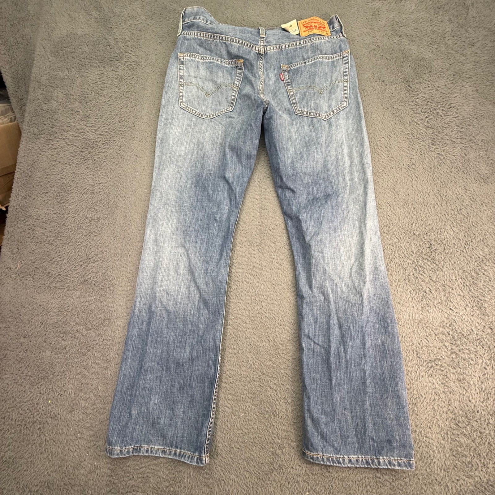 Levi’s 527 Slim Bootcut Jeans Men 32×30 Blue Medium Wash Denim Cotton 055270175