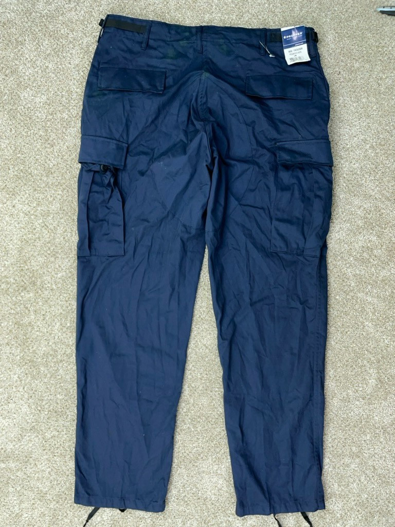 Propper Pants Men’s Large 38×32 Blue Uniform BDU Ripstop Tactical Army Cargo NEW
