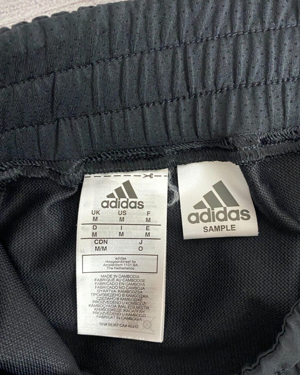 Adidas Unisex Size Medium Rare Sample Tag Stretch Active Workout Jogger Pants