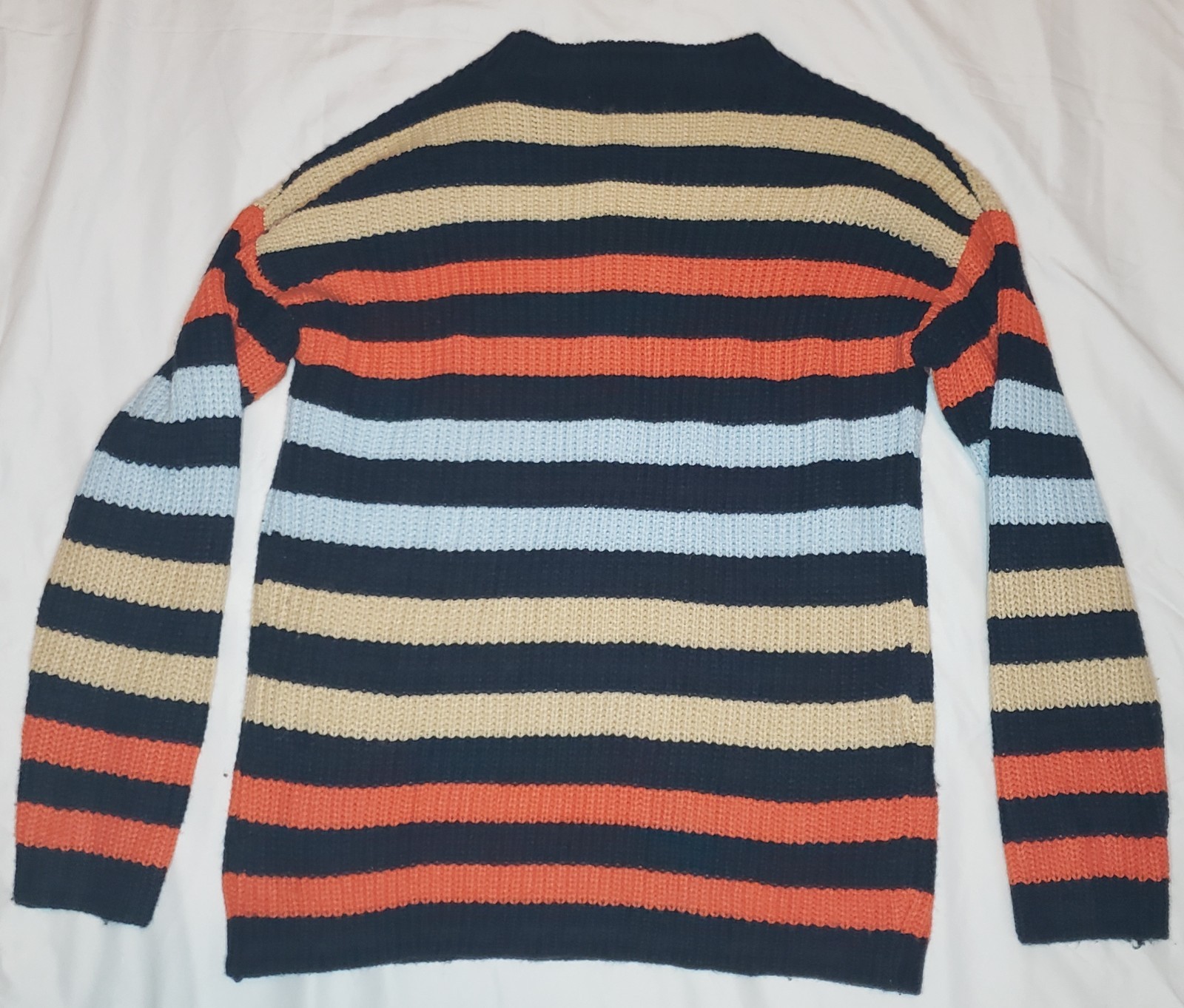 Kirundo Striped Knit Sweater Womens Size Small Crew Neck Pullover Long Sleeve