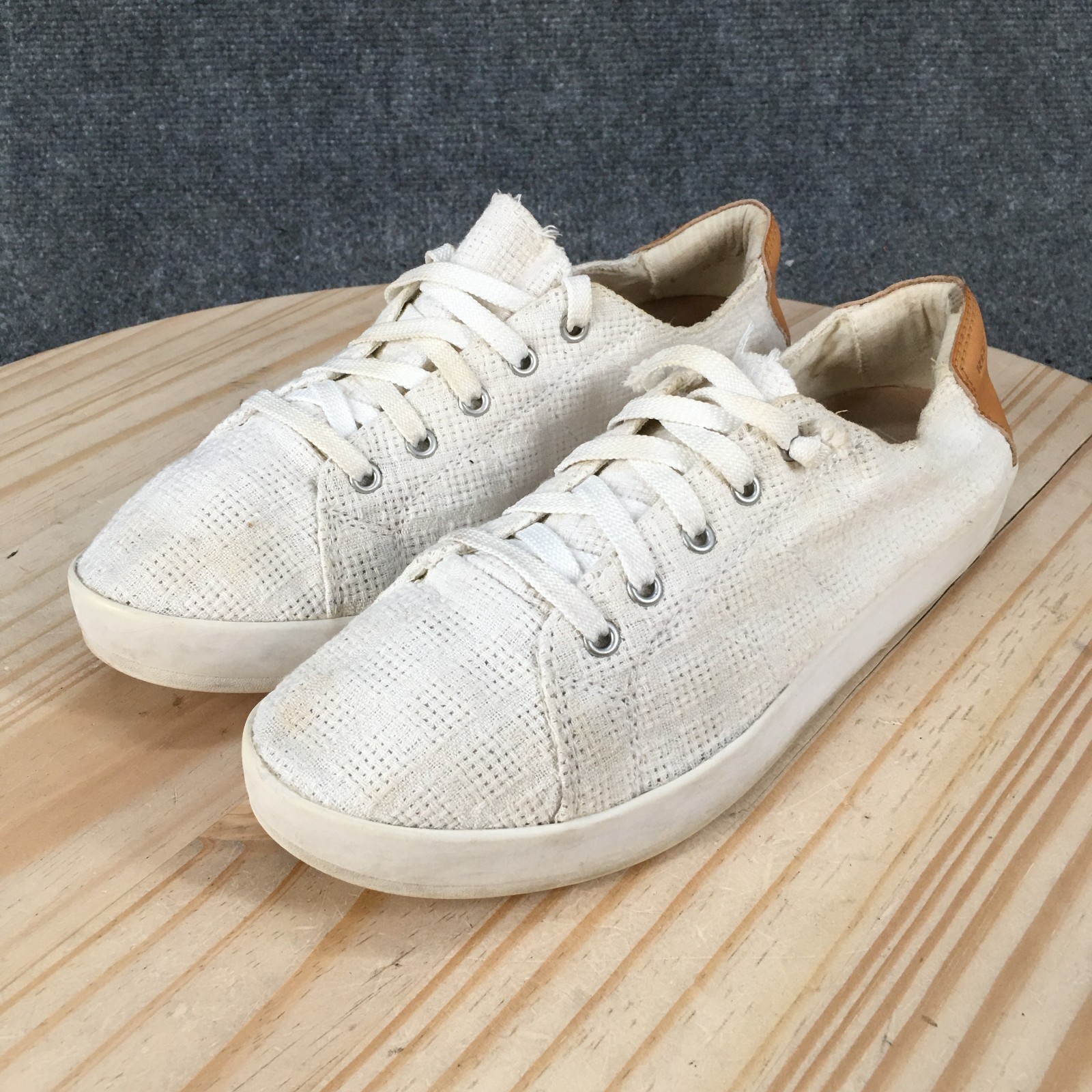 Reef Cushion Sunset Shoes Womens 8 M Sneakers Lace Up CI4138 Fabric White