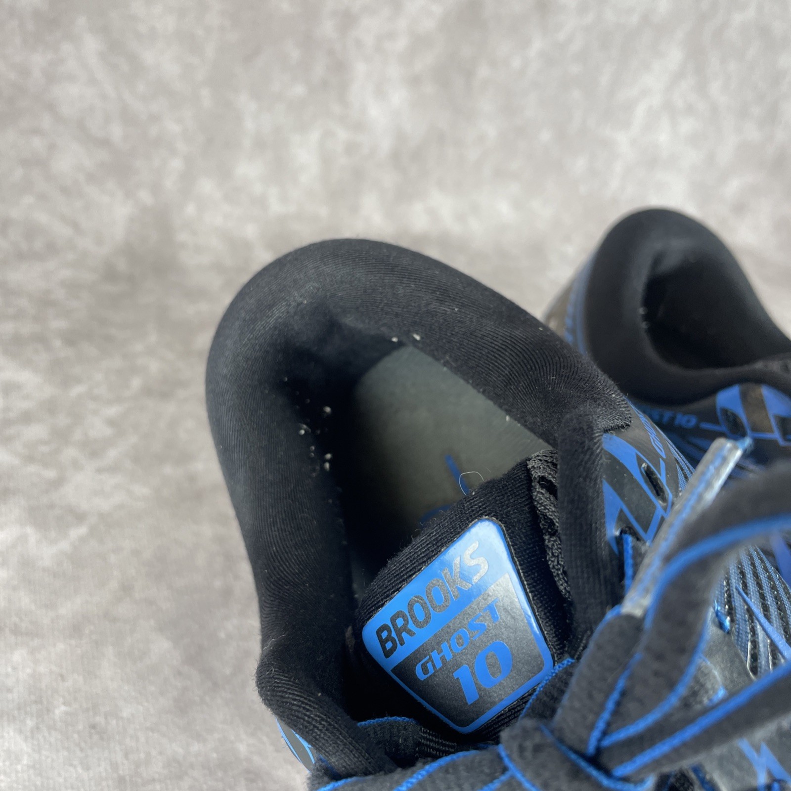Brooks Mens Ghost 10 Black/Blue Running Shoes (1102571D056), Size: 9 #JJ17+13