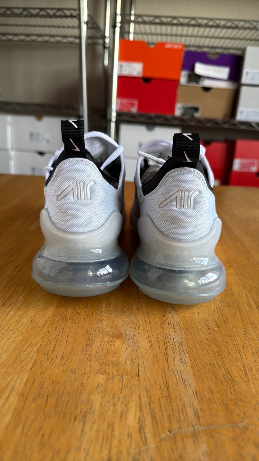 Women’s 10, Men’s 8.5 Nike Air Max 270 2024 AH6789-100 White Black airmax