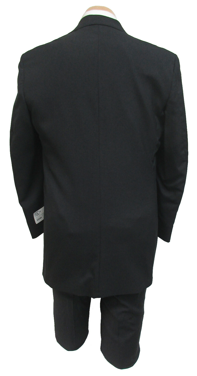 New Men’s Black Tuxedo Jacket Coat 7 Button Satin Lapel Formal Wedding Mason 40R