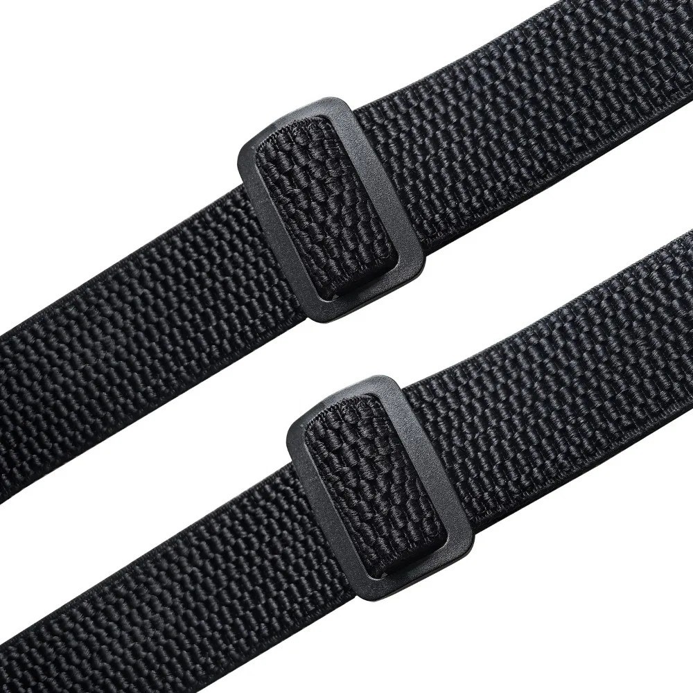 Heavy Duty Suspenders for Men Work Biker Outdoor 3.8cm Wide X-Back with 4 Snap H