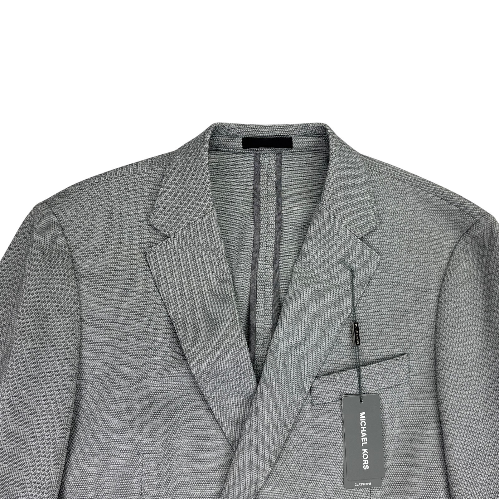 Michael Kors Mens Kaiser Classic Fit Double-Breasted Sport Coat Gray 40R