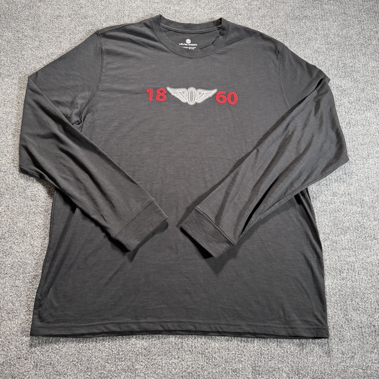 Level Wear 1860 Open Championship Golf Men’s XL Long Sleeve Black